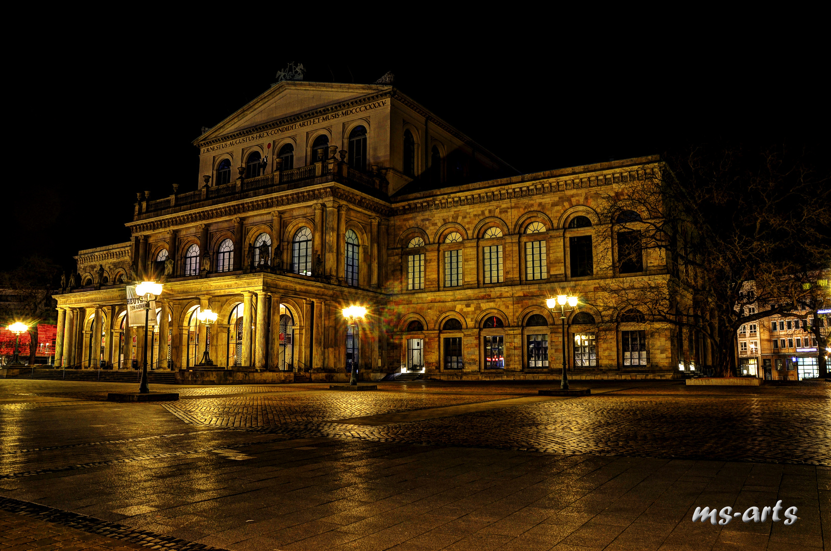 Opernhaus Hannover Foto & Bild | architektur, architektur bei nacht