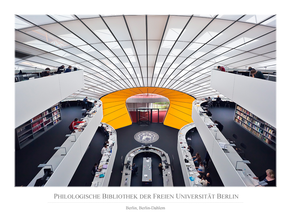 Philologische Bibliothek der Freien Universität in Berlin Foto & Bild architektur