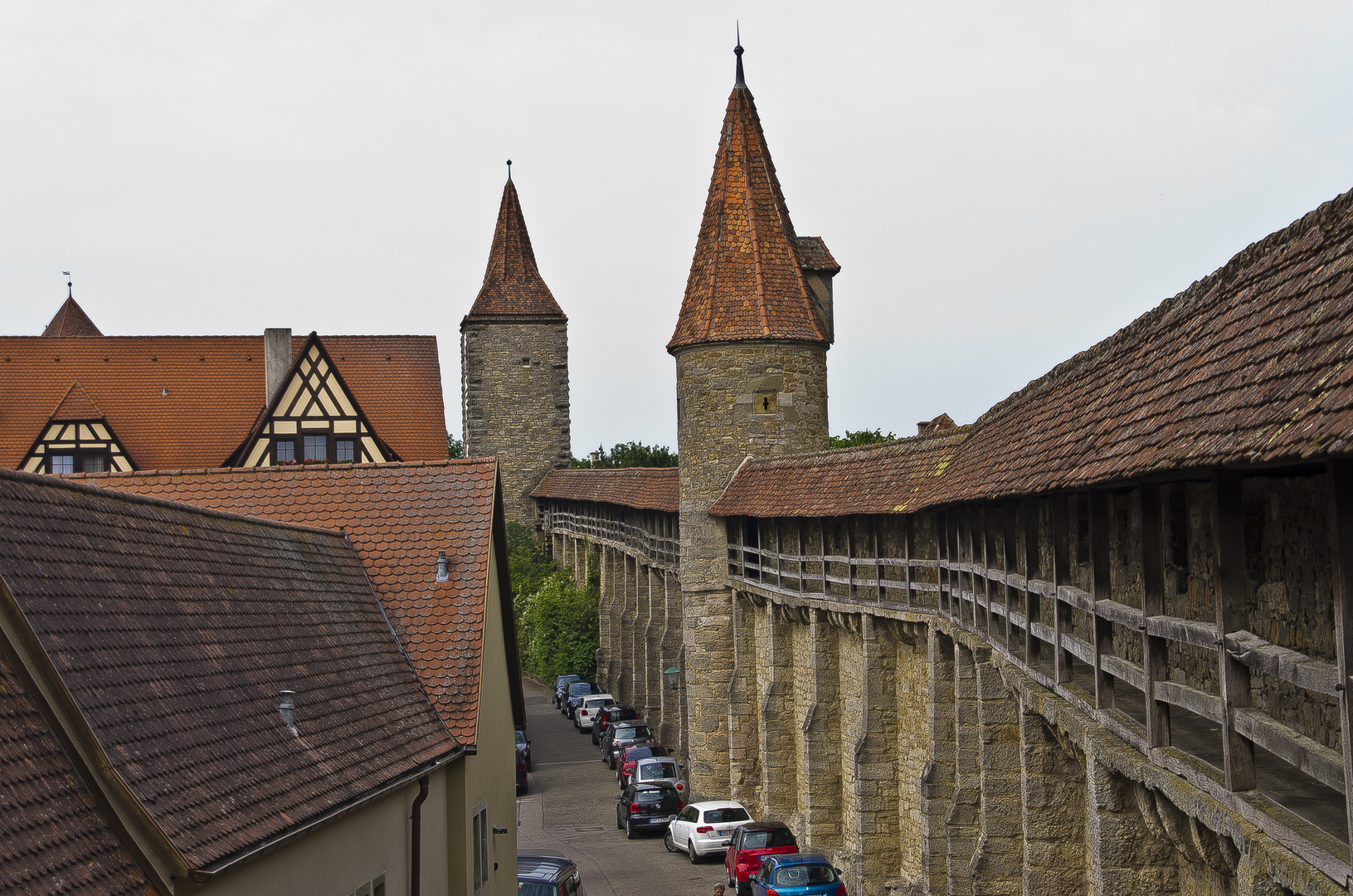 Rothenburg ob der Tauber, Stadtmauer Foto & Bild World, Europe