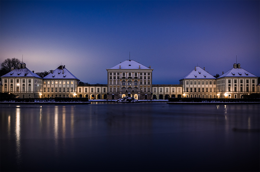 Schloss Nymphenburg Foto & Bild architektur, architektur bei nacht