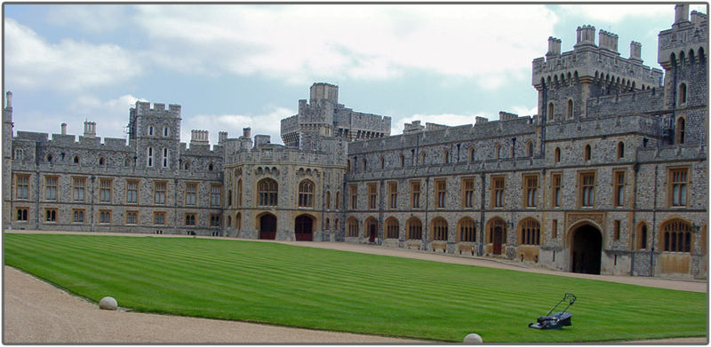 Pferderennbahn Bei Schloss Windsor Pferderennbahn Bei Schloss Windsor