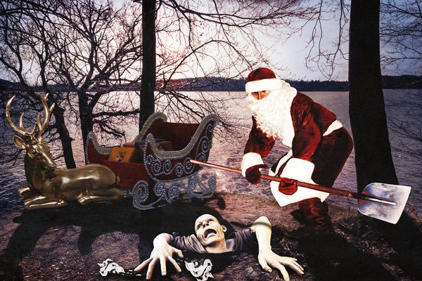Showdown im Morgengraun: "Jetzt ist aber Schluss mit Halloween! Wir ha'm schon fast Weihnachten!"