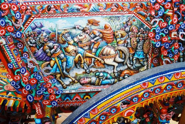 " SICILY FESTIVAL ... bye bye 2009 " : artistic and traditional sicilian cart