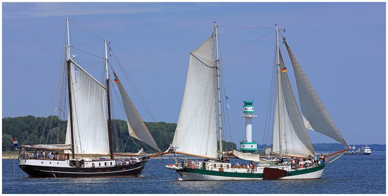 Teil - 3- Impression Kieler Woche am 25.6.2016 – Gästefahrten immer wieder beliebt …. –