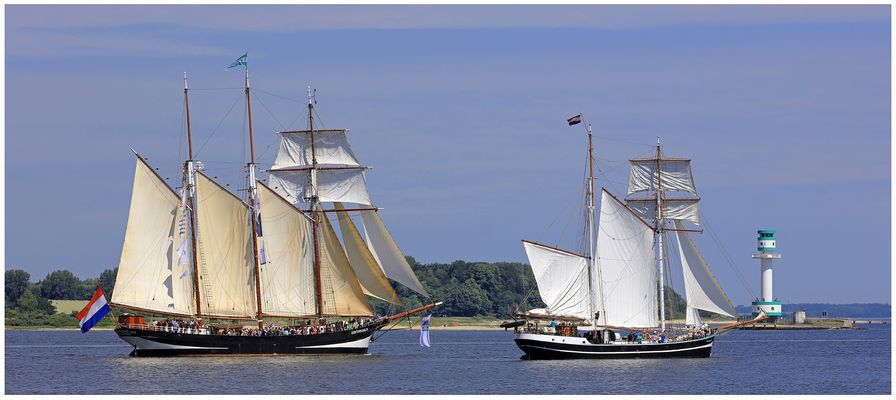 Teil - 4- Impression Kieler Woche am 23.6.2016 – Gästefahrten bei perfektem Wetter…. –