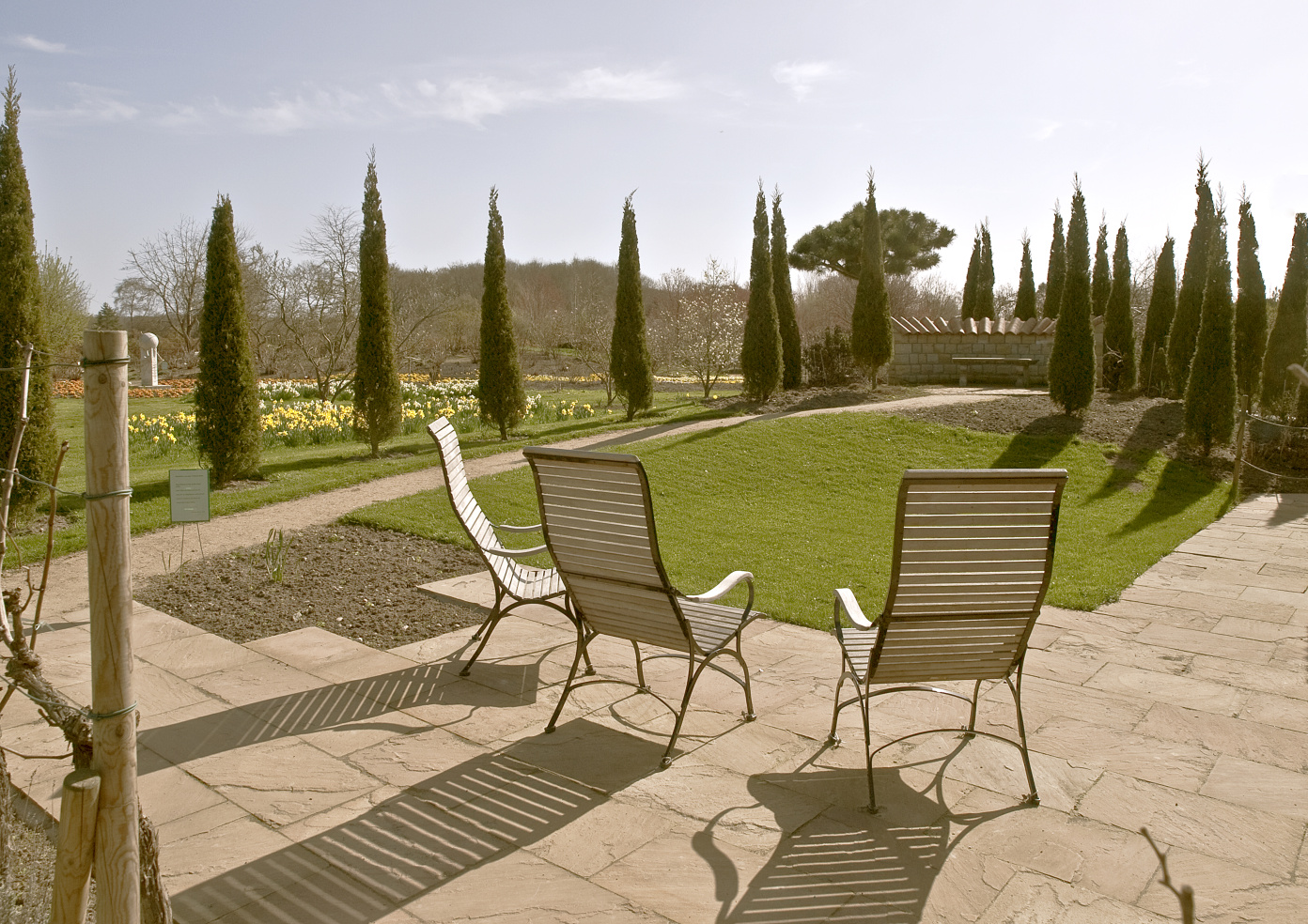 Toscana Garten; April im Aboretum Ellerhoop Foto & Bild