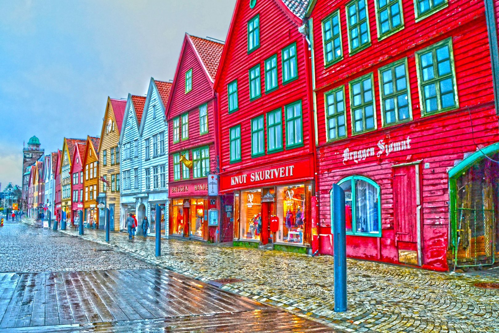 Tyske Bryggen Tyske Bryggen Bergen Foto Bild Europe