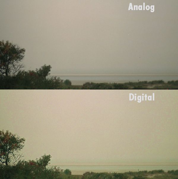 Vergleich Analog Digital Foto & Bild experimente, spezial Bilder