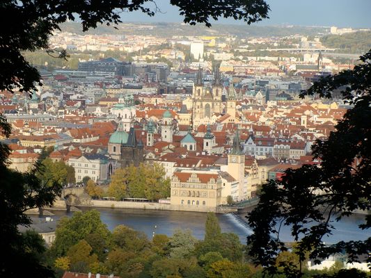 Victor JOANIN Vue de Staré Mesto, Prague, République Tchèque