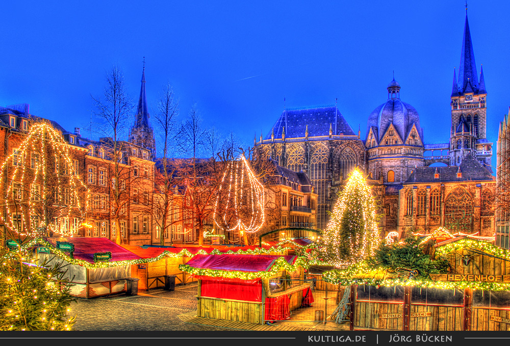 Weihnachtsmarkt Katschhof Aachen Foto & Bild deutschland, europe