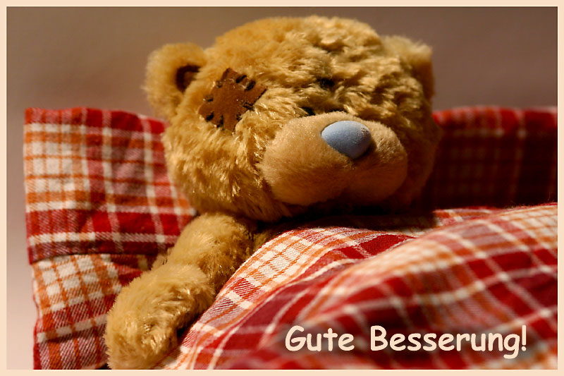 Werd schnell gesund! Foto &amp; Bild karten und kalender, spezial Bilder