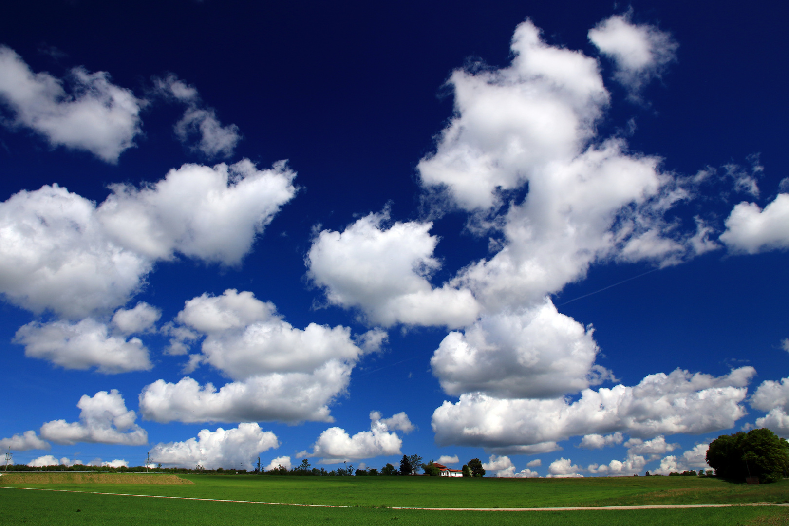 Wolkenhimmel Foto & Bild bäume, wolken, baum Bilder auf