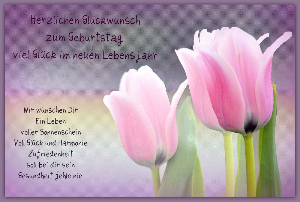 Zum Geburtstag..... Foto & Bild karten und kalender