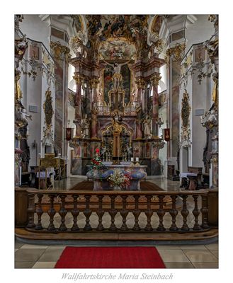 Zur Schmerzhaften Muttergottes und St. Ulrich (Maria Steinbach) " Gott zu Gefallen..."