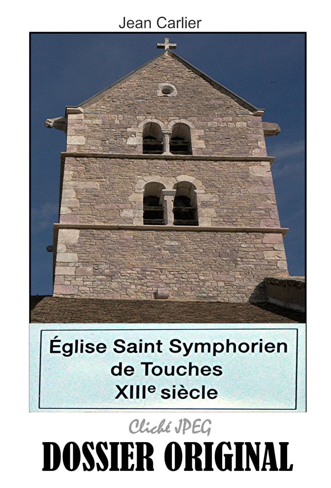 Culture Religieuse Page De Garde 000 ST SYMPHORIEN DE TOUCHES PAGE DE GARDE DOSSIER ORIGINAL photo et