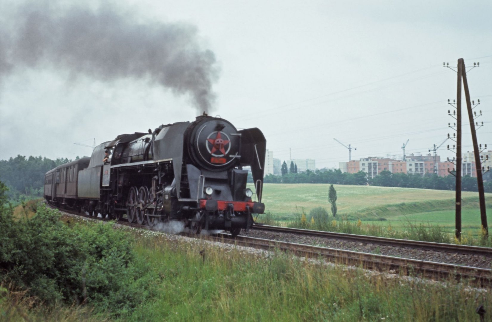 001-CSD-475 bei PILSEN AUF DEM WEGE NACH PRAG IM HERBST 1971