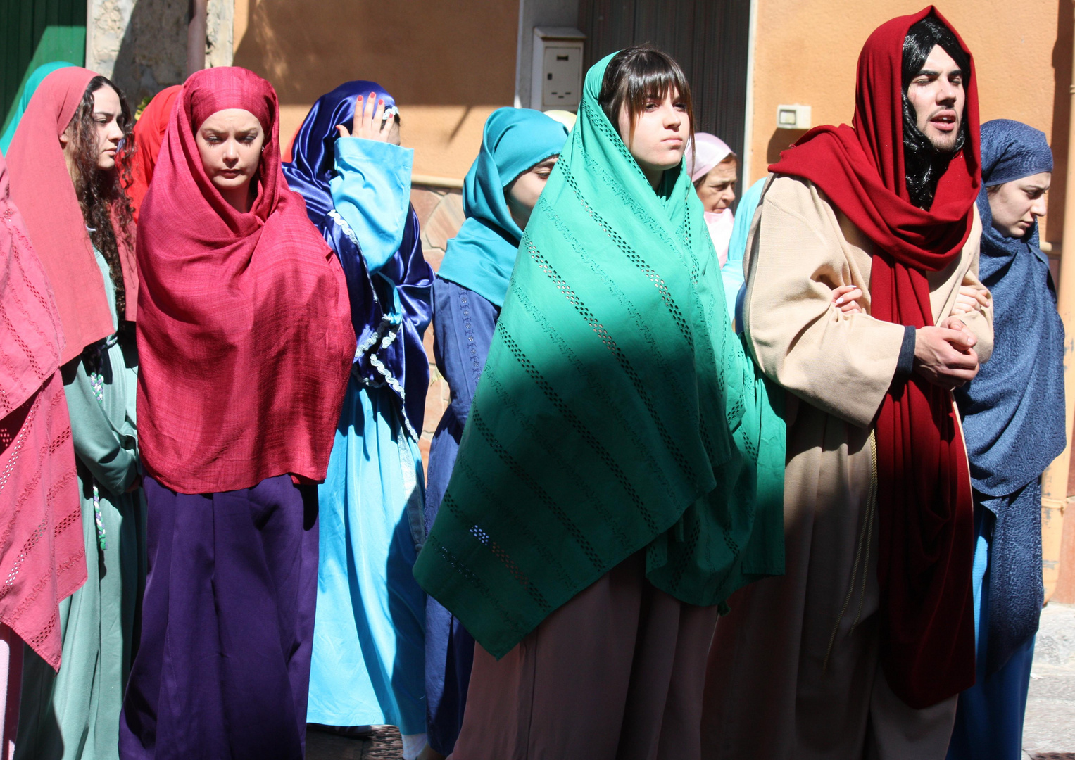 009 REPORTAGE Via Crucis a COLLESANO : "LA CERCA" 2017