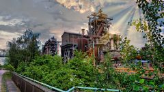 009_Hochofen  im Sonnenbad  Landschaftspark Duisburg-