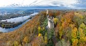 Luftbildpanorama - Hohensyburg, Hengsteysee aerial picture Hohensyburg von Helmut Adler 