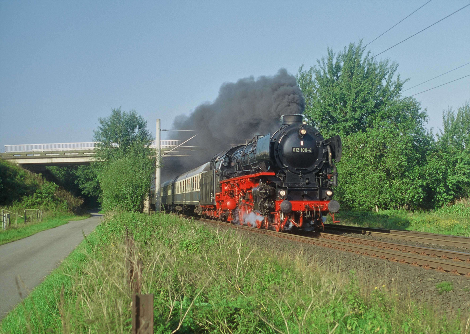 01 1100 mit DZ  "Schimmelreiter" Hamburg-Westerland bei Padenstedt