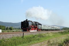 01 118 beim Plandampf Pfalz 2014 kurz hinter Neustadt (Weinstraße )