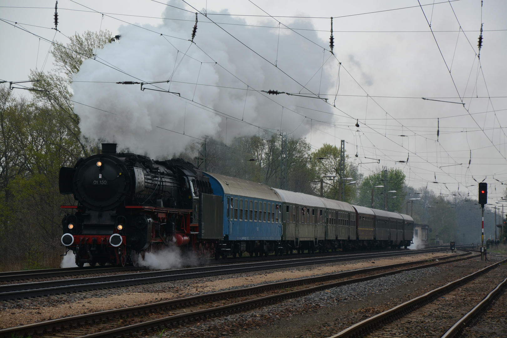 01 150 unterwegs nach Riesa