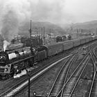 01 1511, Ausfahrt mit Eilzug nach Leipzig, Saalfeld im Juli 1980