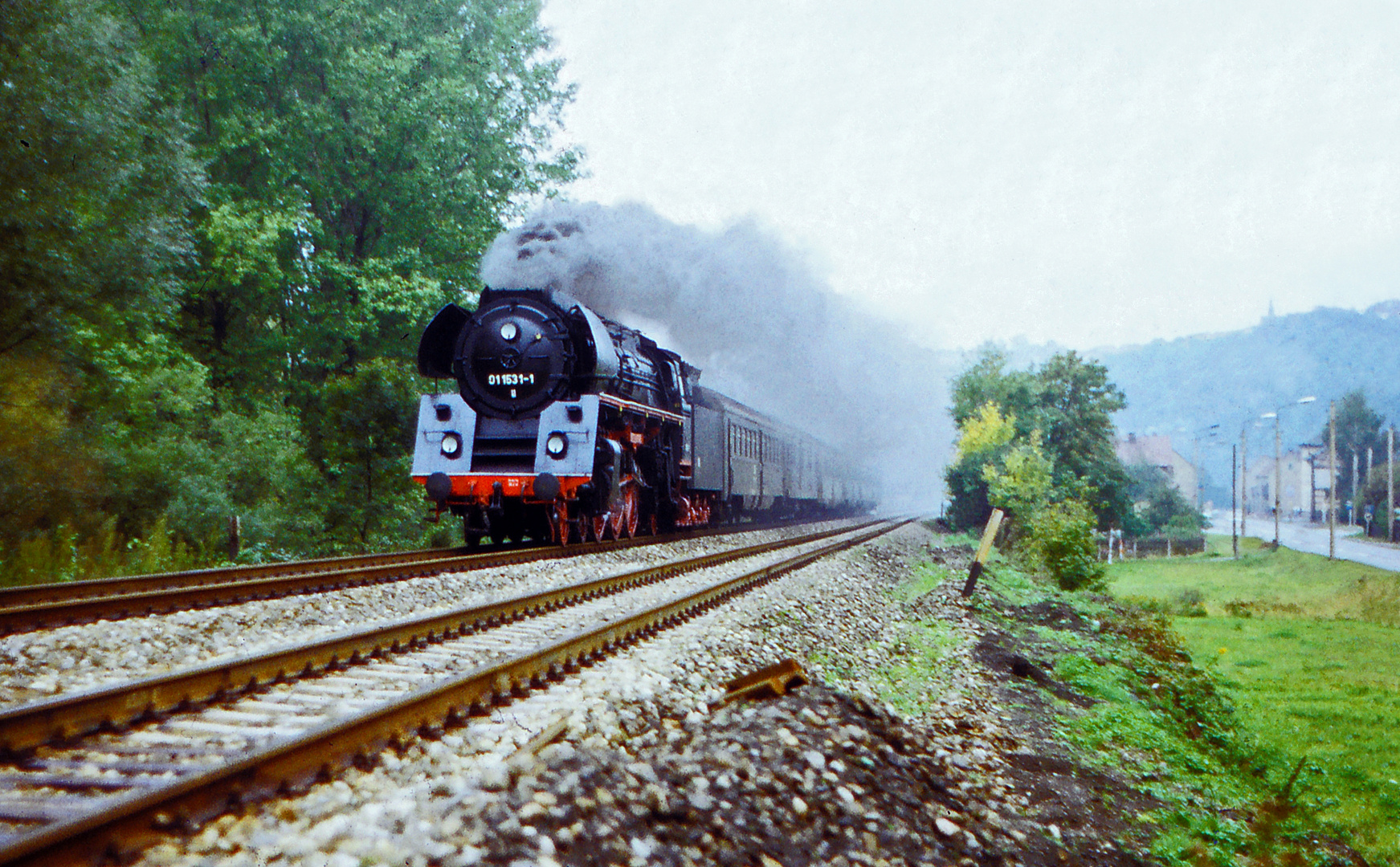 01 1531-1 Plandampf Saalebahn Oktober 1989