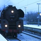 01 519 bei der Einfahrt in den Herrenberger Bahnhof