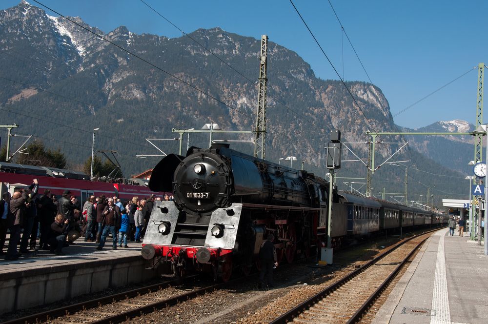 01 533 in Garmisch auf Karwendelrundfahrt