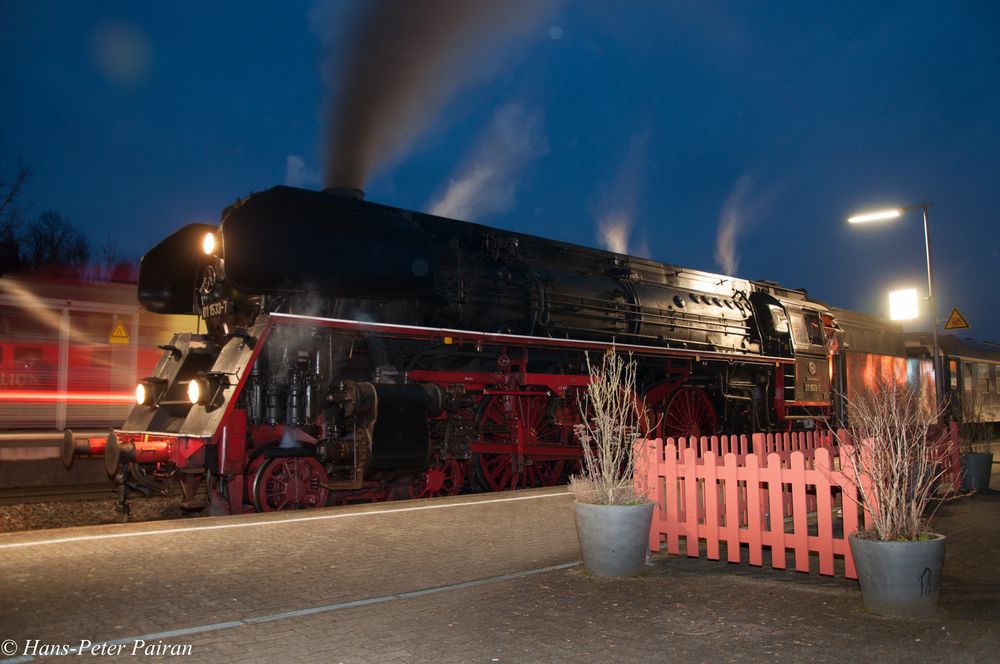 01 533 in Hersbruck - wenn eine Dampflok erwacht