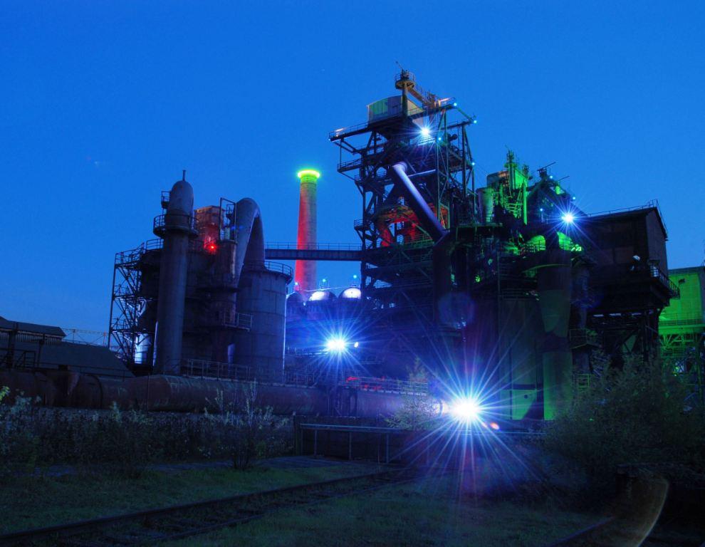 01 Landschaftpark Duisburg at Night