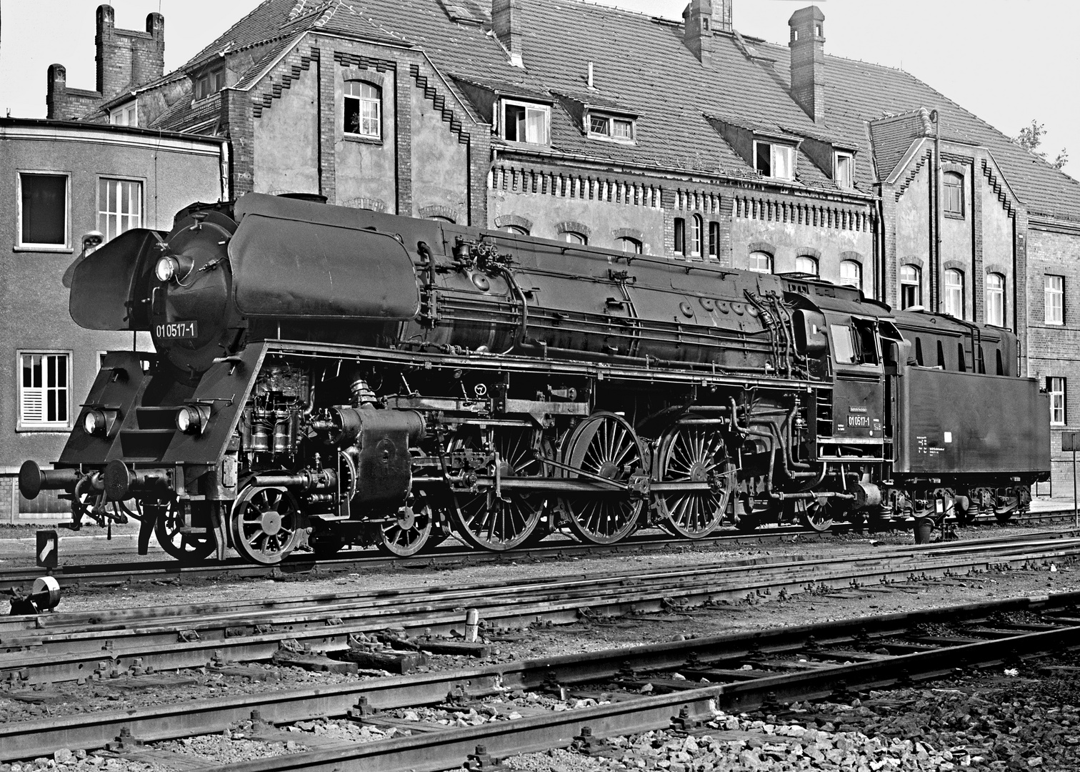 010517 im Bw Leipzig West, August 1980