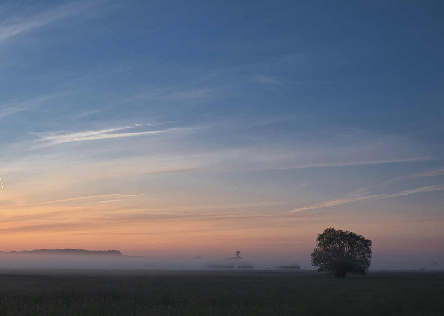 012Landschaft am Morgen bei Wulfen