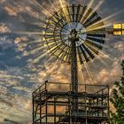 014_Windrad in der Abendsonne Nordpark  Duisburg-