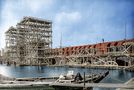 Oberbaumbrücke im Bau. Berlin 1895 von schulle17