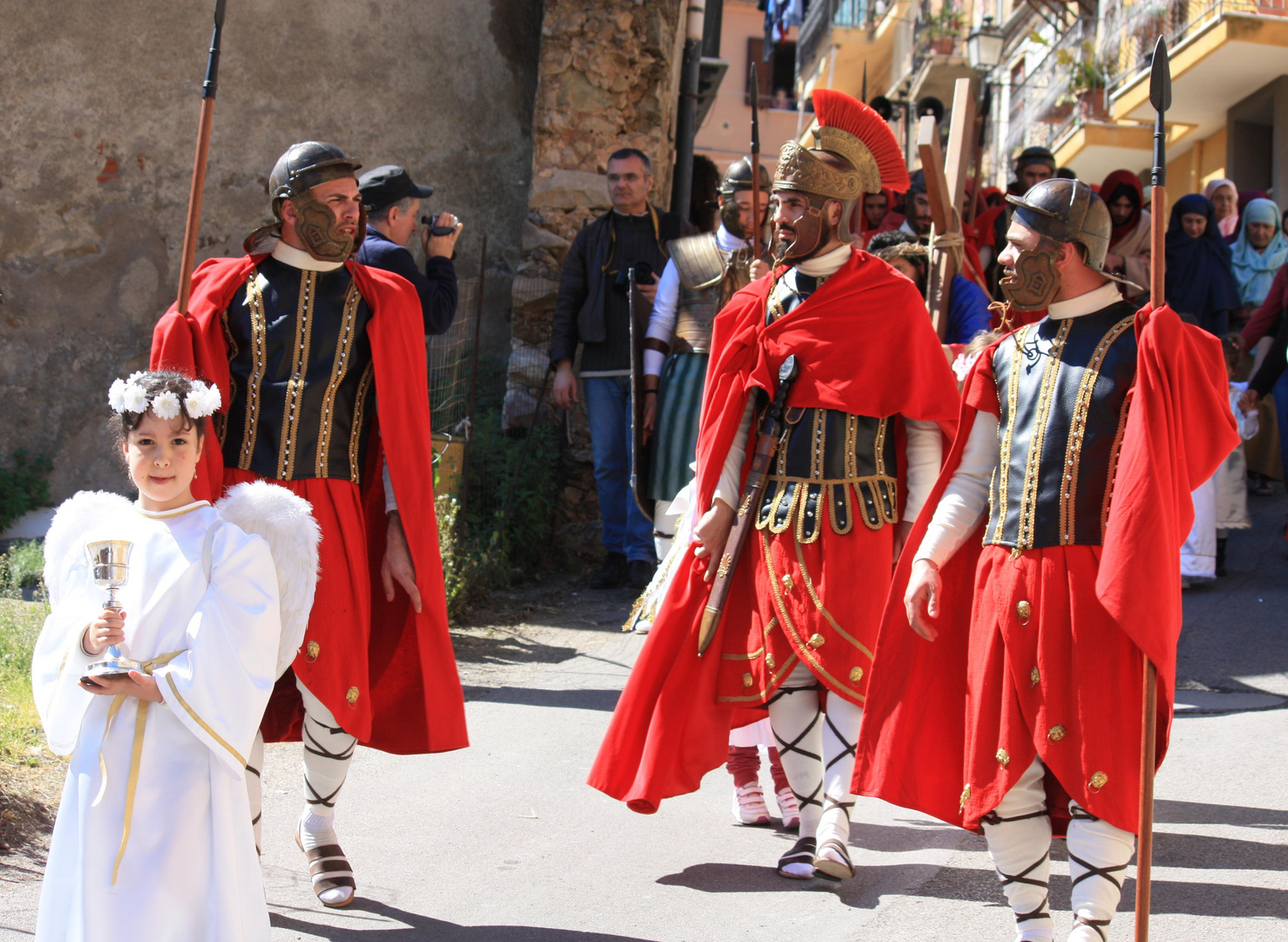 018 REPORTAGE Via Crucis a COLLESANO : "LA CERCA " 2017