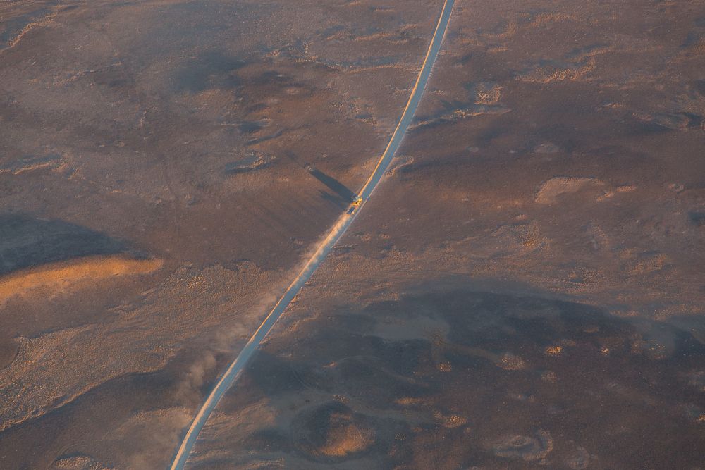 Namib Morning Drive von Frank Halbleib