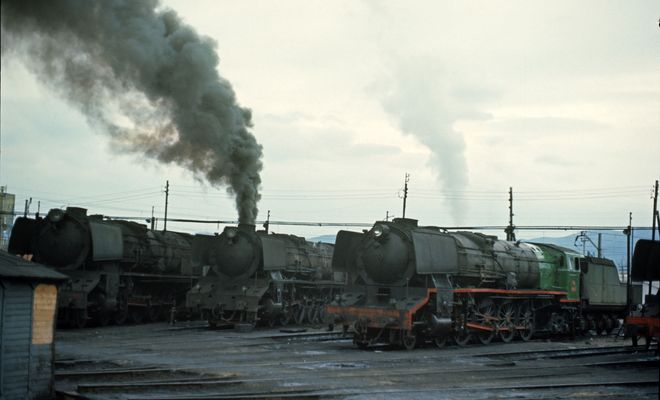 023-Spanien-242FOstern 1973 Blick ins Depot Miranda de Ebro