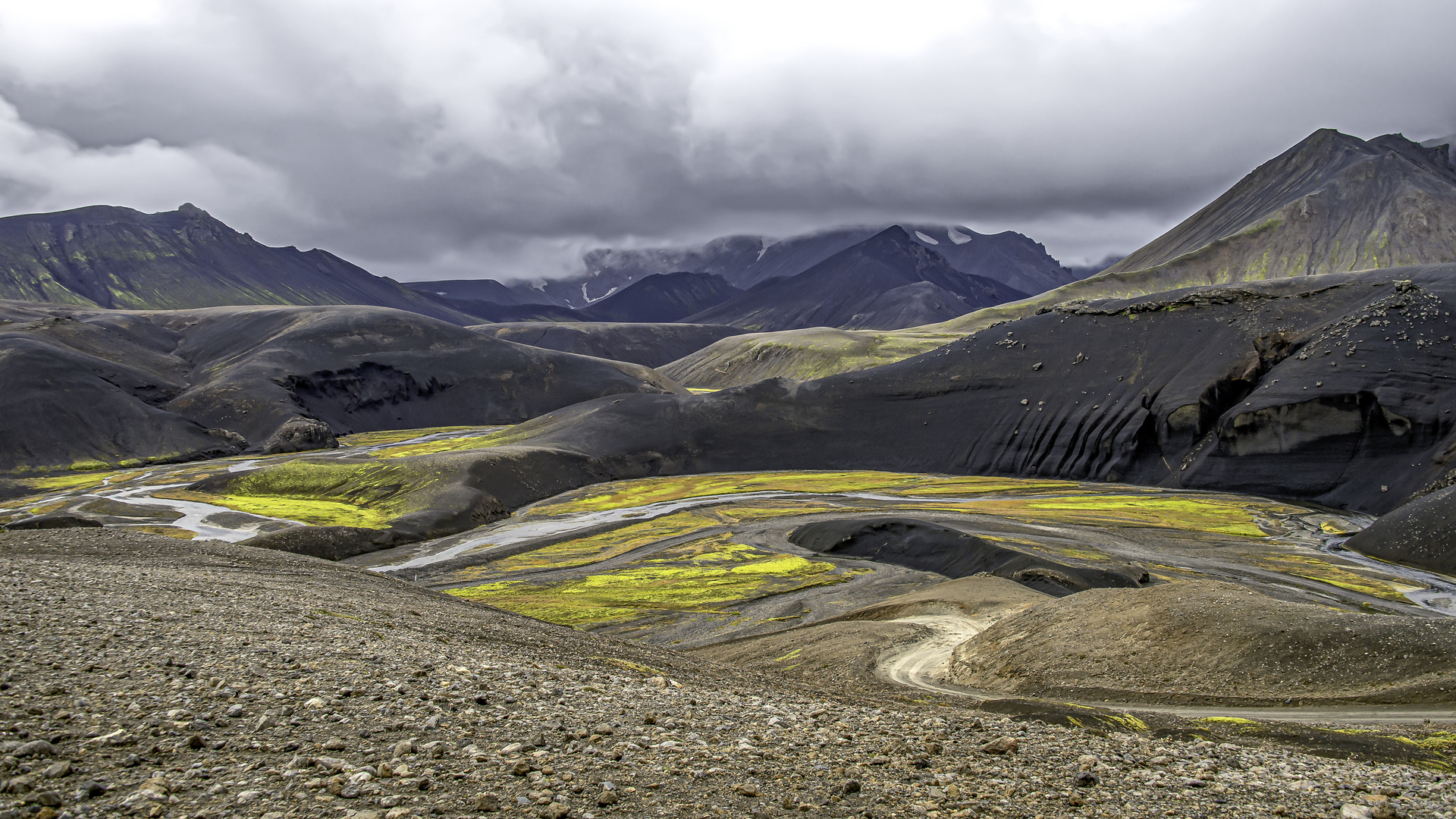 0266 Illagil-Tal mit Illihnúkur