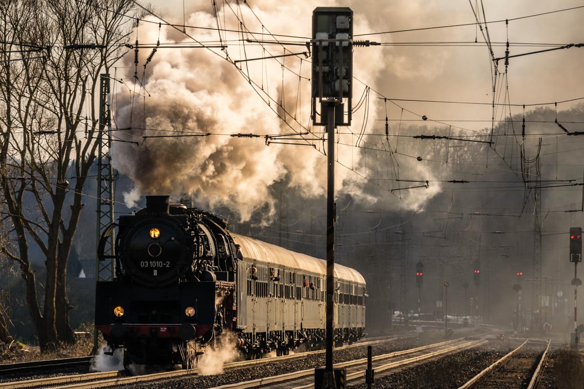 03 1010-2: Dampflok-Sonderfahrt der Eisenbahnfreunde Treysa