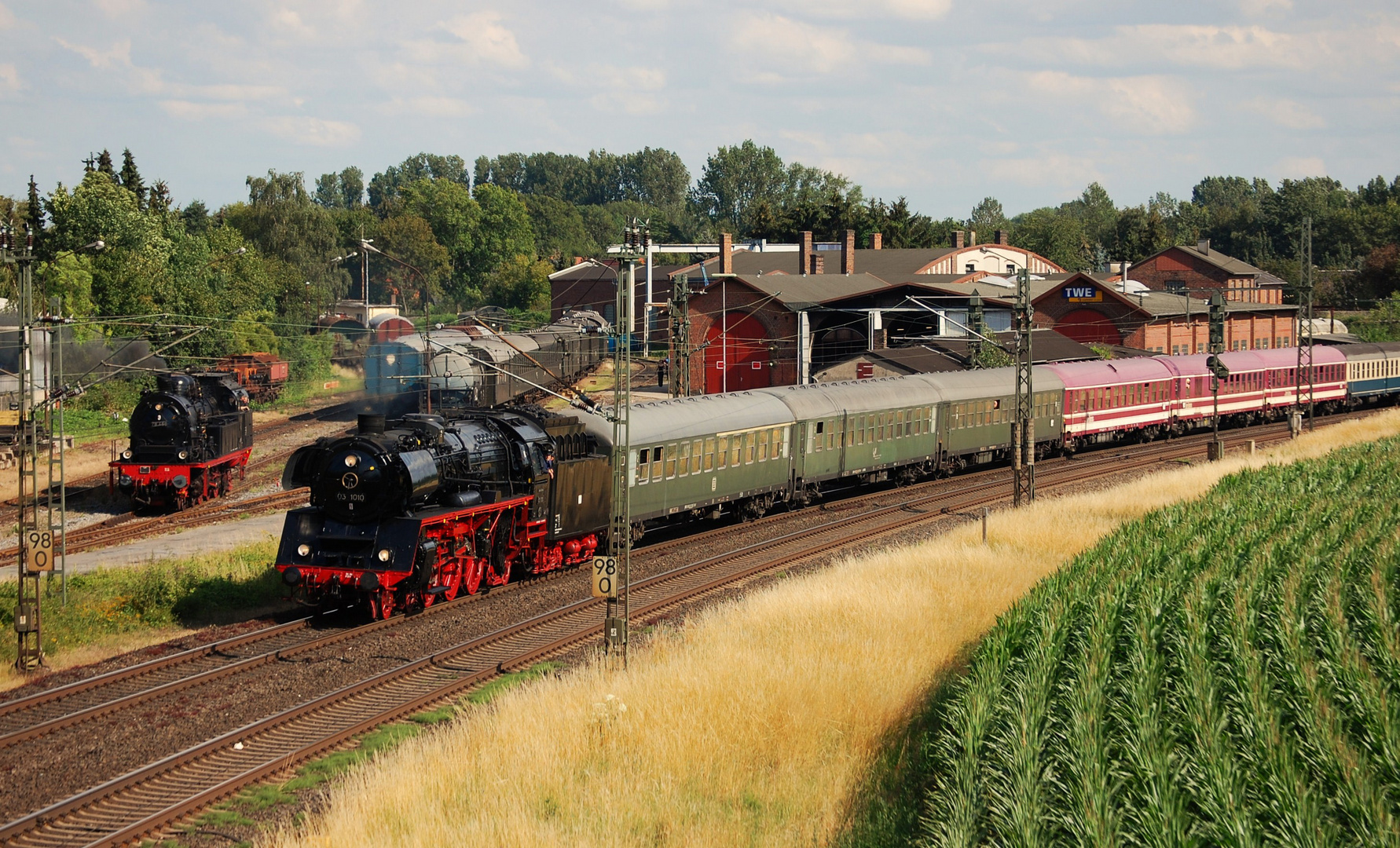 03 1010 und 78 468 in Lengerich