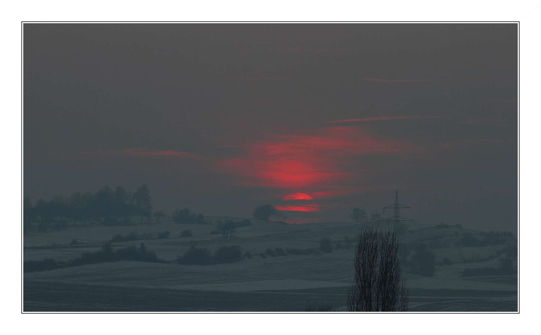 03 / 2017 Einfach nur ein Sonnenuntergang