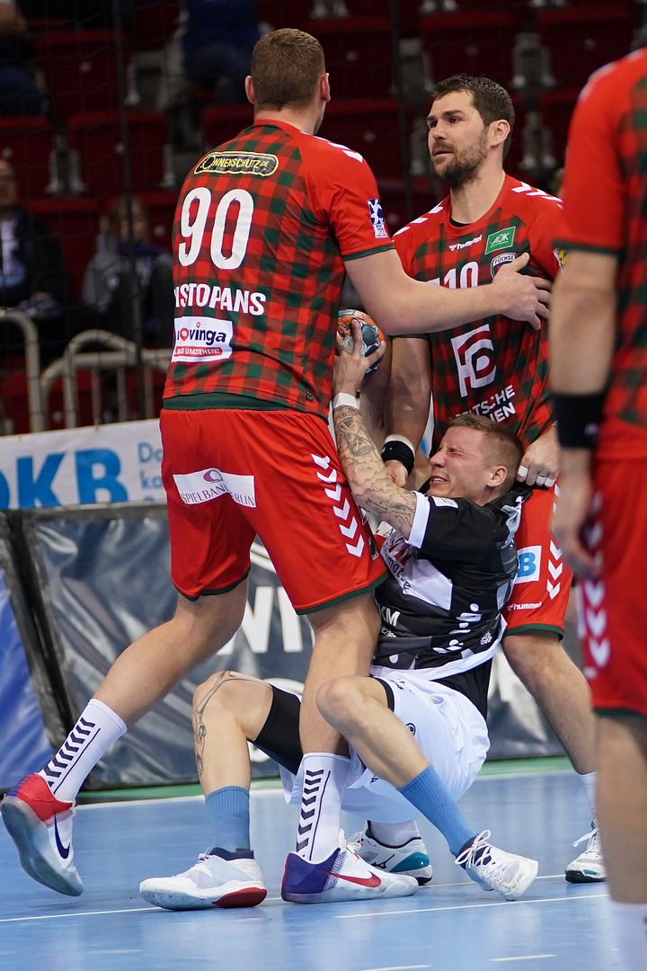 03.03.2020, ISS Dome, Duesseldorf,  GER, 1. HBL. Herren, BHC vs. Fuechse Berlin, 