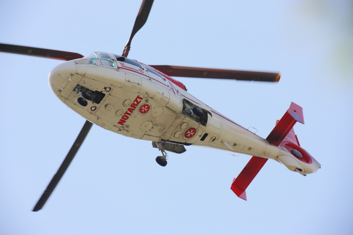 04.05.2014 Herborn Anflug Rettungseinsatz