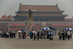 041 - Beijing - Tiananmen Square - Tiananmen Gate Tower to the Forbidden City