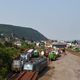 Gste auf dem Gelnde der Brohltalbahn zum Sommerfest und Tag der offenen Tr im August 2017