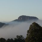 05.00 im Nebel vom Lilienstein aus