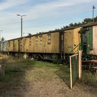 05.07.17 Alte bewohnte Eisenbahnwagen in Swinemünde groß