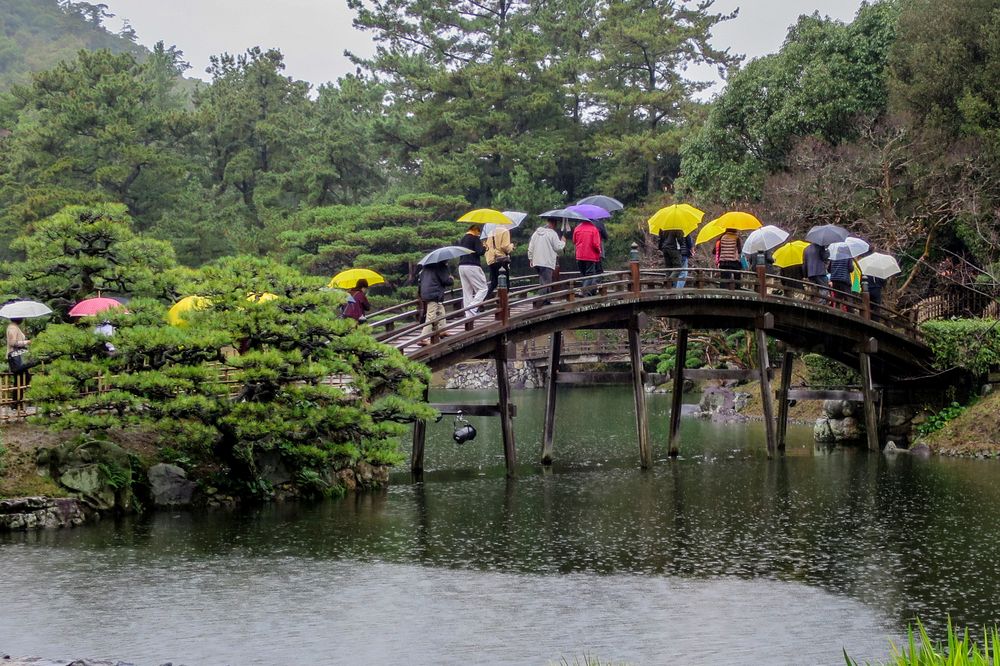 Regentag in Takamatsu, Japan von Feuerelfin